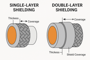 Blindaje de una capa frente a blindaje de doble capa Blindaje de una capa frente a blindaje de doble capa 1